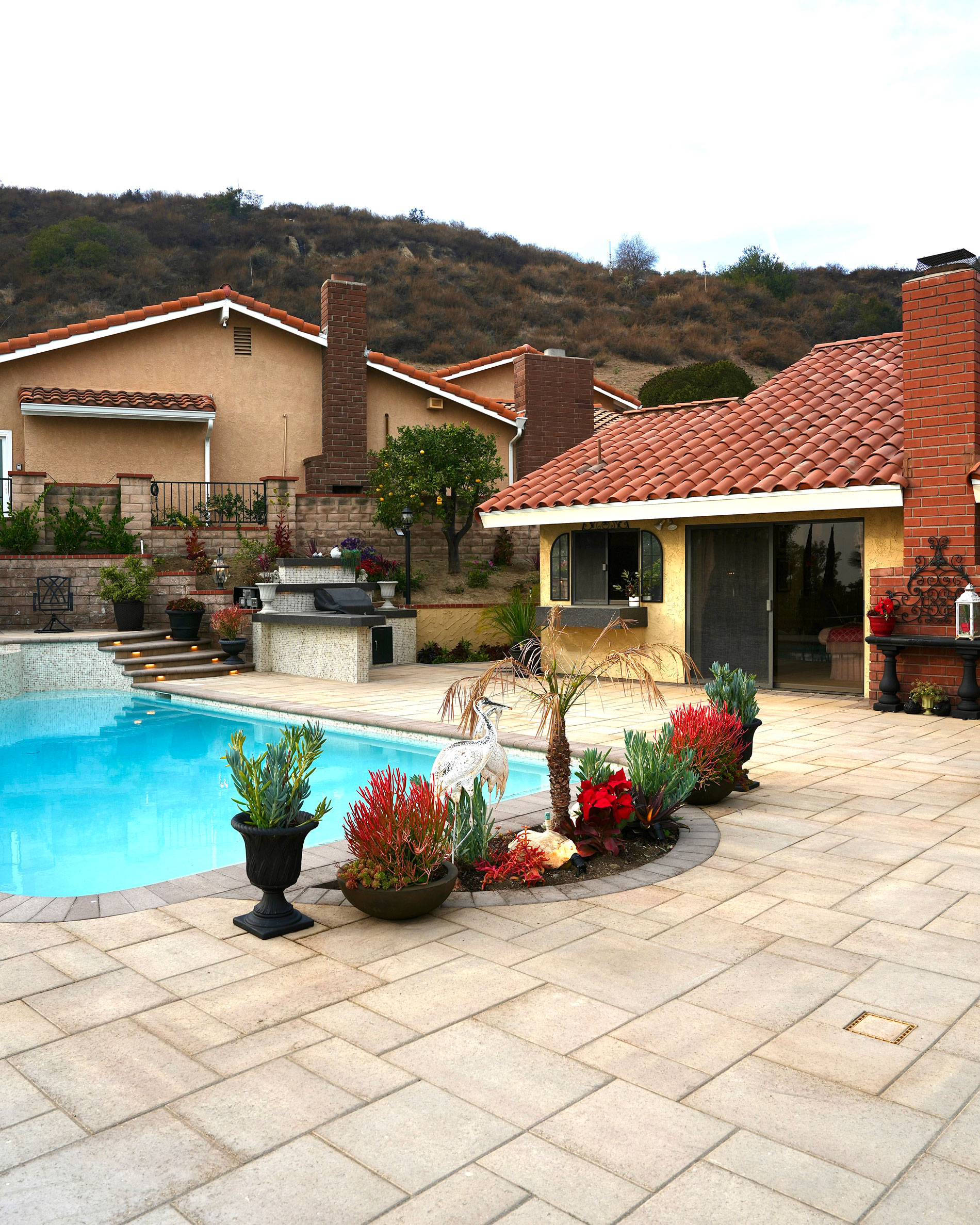 Paver Pool Deck in Glendale