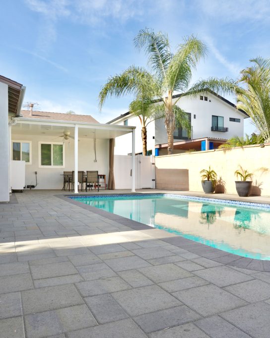 Paver Pool Deck in North Hollywood