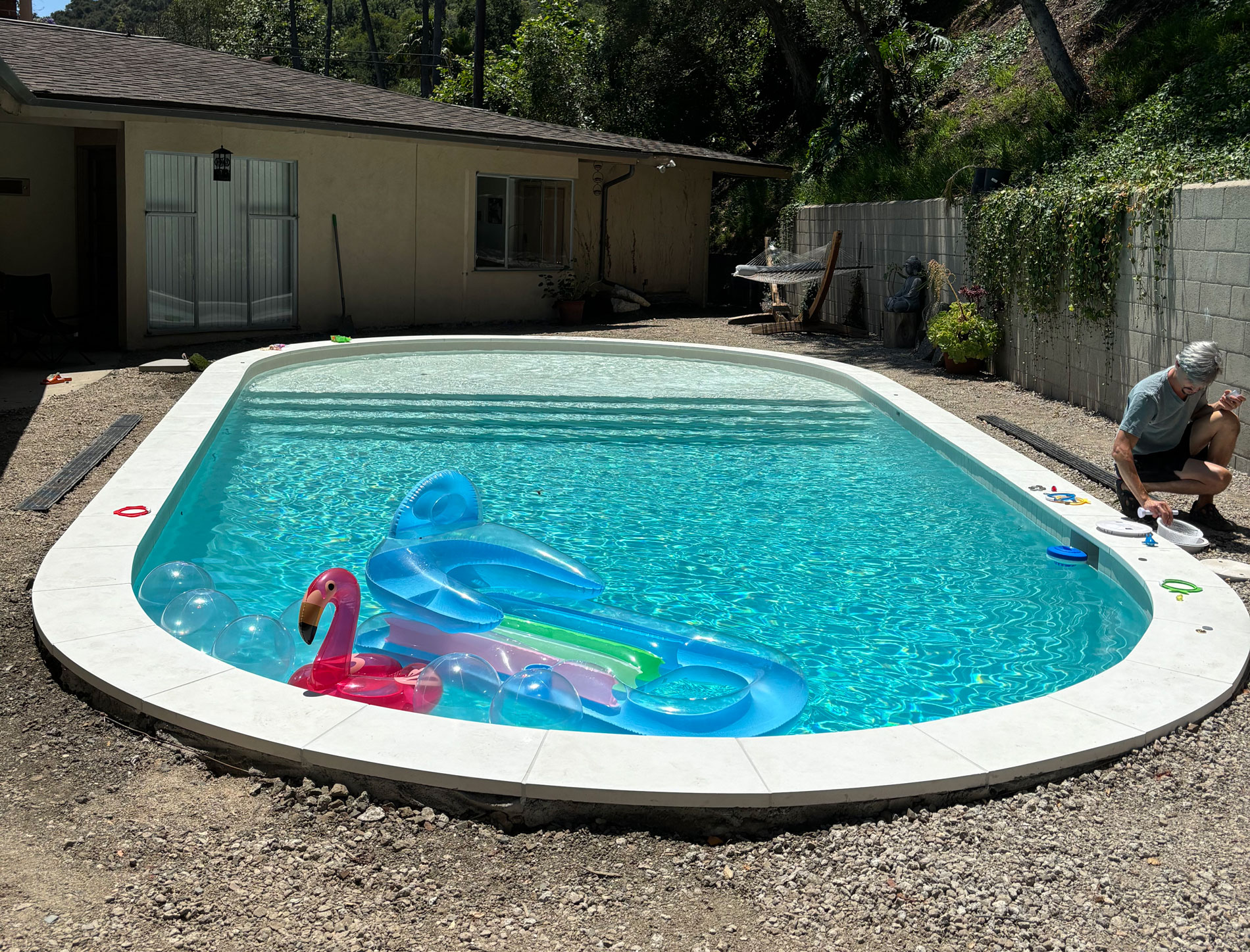 Pool Installation in Brentwood After